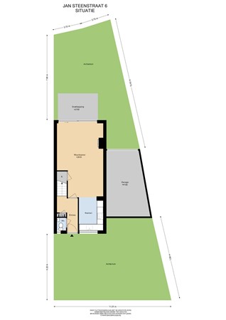Floorplan - Jan Steenstraat 6, 6181 DC Elsloo